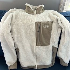 Guac mountain hardware zip up fleece jacket with zipper pockets